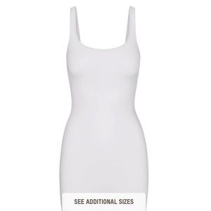 SKIMS- Swim Tank Dress Marble
